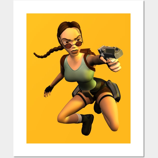 LARA CROFT (The Last Revelation) Wall Art by iamjudas